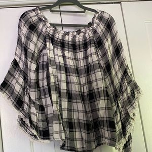 Off the shoulder flowy top